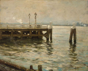 A View Of A Harbour, Rotterdam