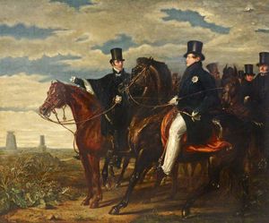 Der Herzog von Wellington Beschreiben Bereich der Waterloo To Hm George Iv