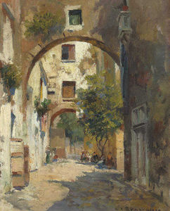 A Shady Street In Naples