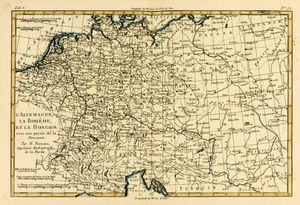 Alemania , Bohemia Asícomo Hungría , Enestado parte de Polonia , De 'atlas Delaware toutes les partes connúa du Glob