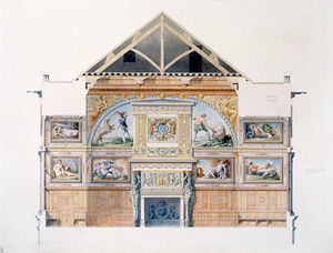 Elevation Of The Ballroom At Fontainebleau