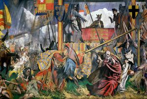 King John zustimmt Die Magna Carta