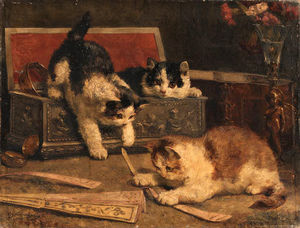 Kittens Playing In The Jewel