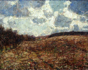 Hilly Landscape In Late Autumn