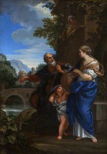 Abraham expulsión de Hagar e Ishmael