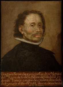retrato de la español  barroco  escultor