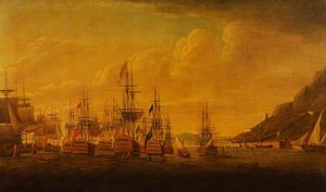 Gibraltar soulagée par Sir George Rodney -