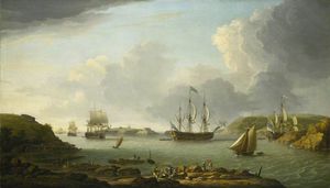 Rückkehr einer Flotte In Plymouth Harbour