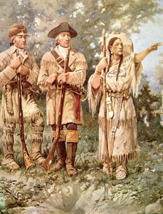 Lewis et Clark Avec Sacagawea