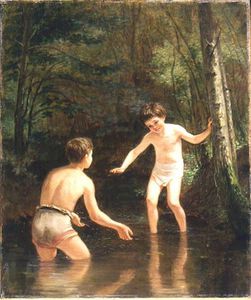 baignade garçons