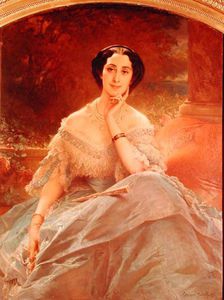 肖像Hallez-claparede的伯爵夫人