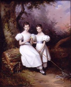 Portrait Of Two Children,