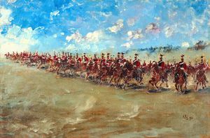第16骑兵推进在盖洛普