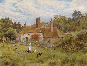 A Surrey Cottage In June