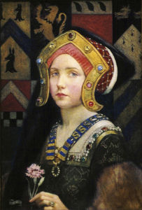 Kopf Of Ein Tudor Mädchen