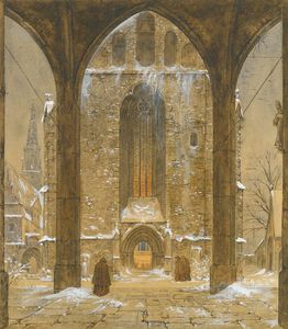 Cloister In Winter
