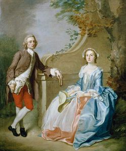 Portrait Of A Gentleman And His Wife