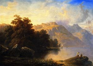 A Swiss Lake Scene