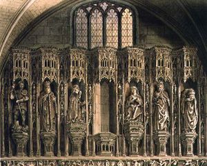 Screen Over The Chantry Of Henry The Fifth