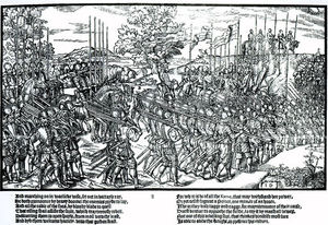 The English Army Marching With Sir Henry Sidney