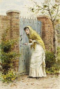 Girl At A Gate