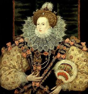 Portrait Of Queen Elizabeth I The Armada Portrait