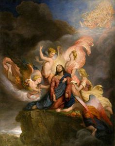 The Angels ministrar a Cristo