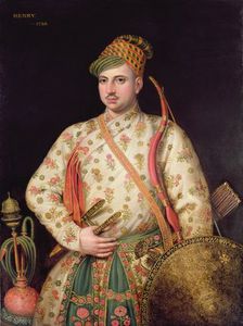 Portrait Of A Gentleman In Royal Mogul Costume,