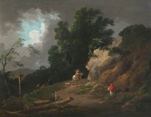Landscape With An Approaching Storm