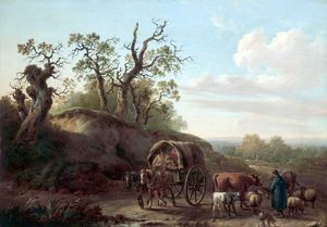 Landscape With Horses And Figures
