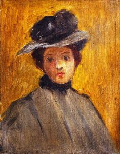 Lady In A Brown Hat