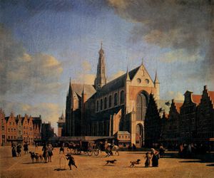 il grande mercato in Haarlem