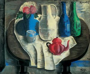 Still Life With A Red Teapot