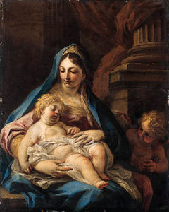 The Madonna And Child With An Angel
