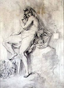 Female Personification Of Sculpture