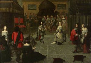 Charles Ii Dancing At The Hague,
