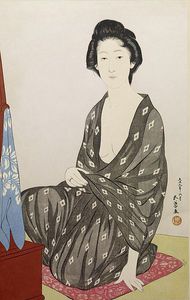 Woman In A Summer Kimono