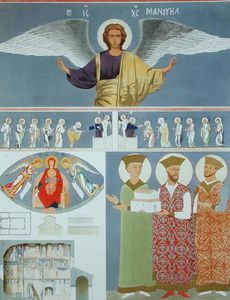 Frescos de la Iglesia Ortodoxa de Nekrssi Cerca de Dido