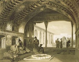 le hall de mirroirs dans le palais de le sardar