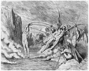 Devils, Illustration 'von der göttlichen Komödie'