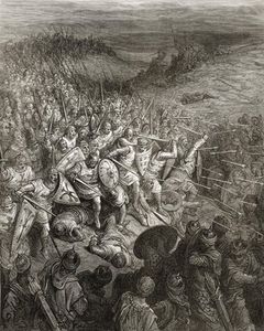 Godfrey's Soldiers Drive Through The Muslim Army