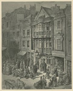 Illustration Depicting Bishopsgate Street