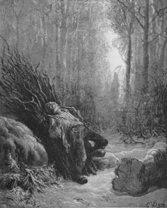 Illustration For Death And The Woodcutter