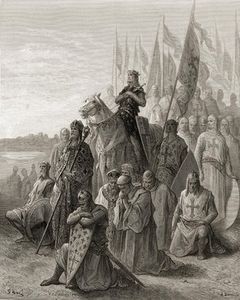 King Louis Ix Before Damietta