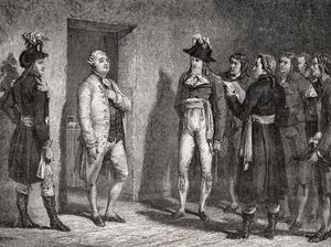ジョセフGaratは王ルイ16世の逮捕を宣言する