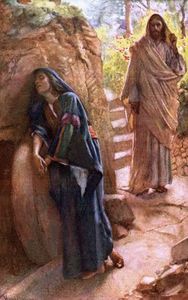 Maria Magdalena an Sie die Grab