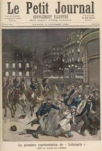 Riots In Paris Objecting To The Performance Of Lohengrin