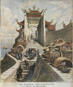 日清戦争、上海門