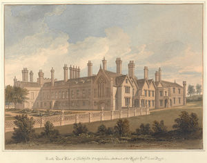 North West View Of Blithfield; Staffordshire, The Seat Of The Right Hon'ble, Lord Bagot