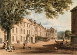 Die Marlborough Arms, Oxford Street, Woodstock; Und The Market Place, Woodstock, Oxfordshire